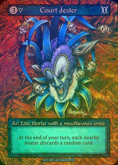 【FOIL】[Water] Court Jester [beta-Elite]